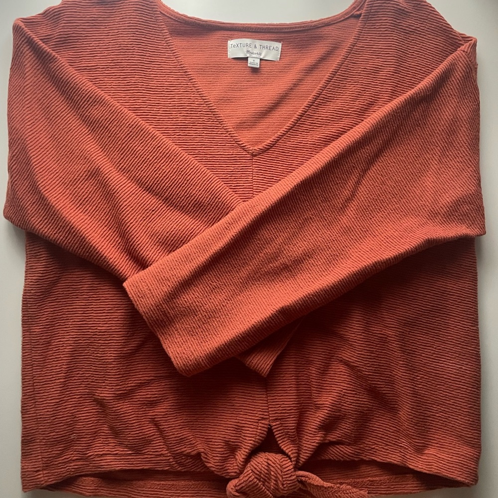 Madewell orange top